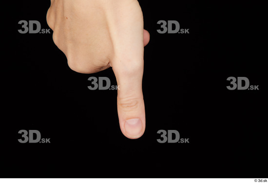 Fingers Woman White Average Studio photo references