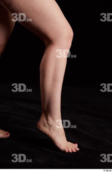 Calf Woman White Nude Average Studio photo references