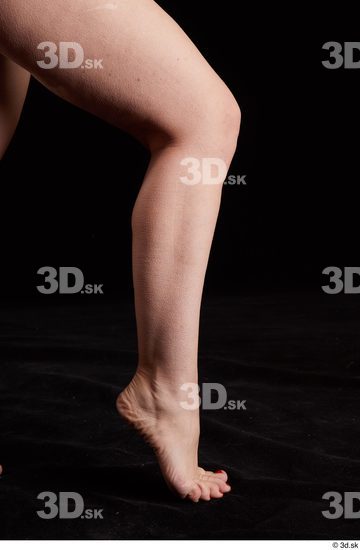 Calf Woman White Nude Average Studio photo references