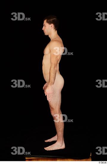 Man White Athletic Male Studio Poses