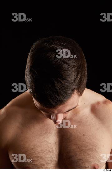 Man White Athletic Male Studio Poses