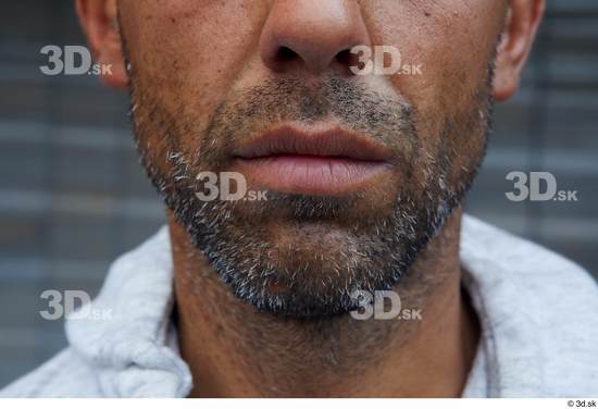 Mouth Man White Casual Slim Street photo references