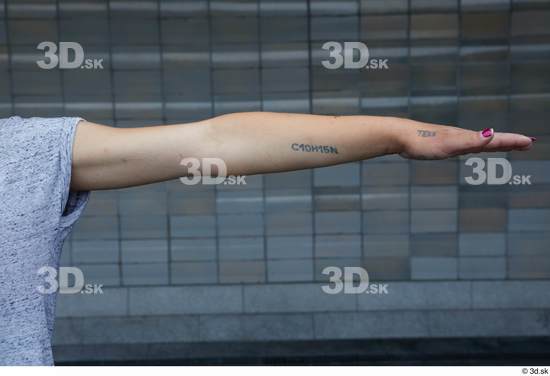 Arm Woman White Tattoo Casual Slim Street photo references