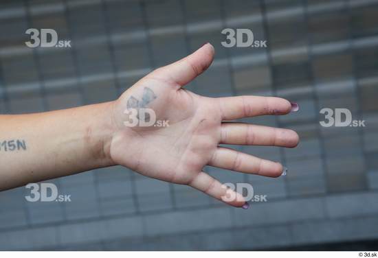 Hand Woman White Tattoo Casual Slim Street photo references