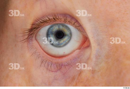 Eye Woman White Slim Studio photo references