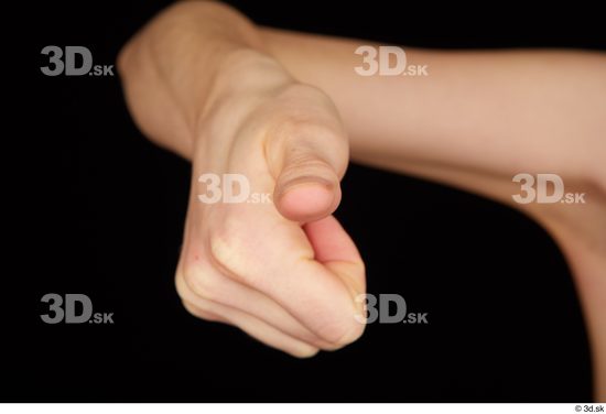 Fingers Woman White Slim Studio photo references