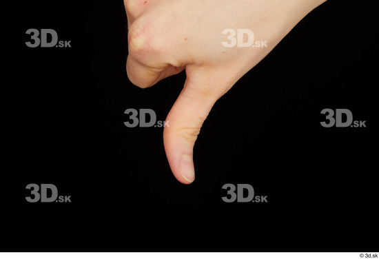 Fingers Woman White Slim Studio photo references