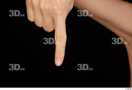 Fingers Woman White Slim Studio photo references