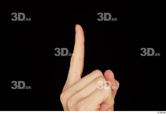 Fingers Woman White Slim Studio photo references