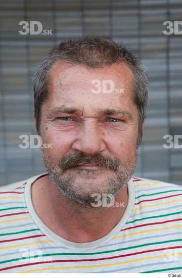 Face Head Man White Casual Average Bearded Street photo references