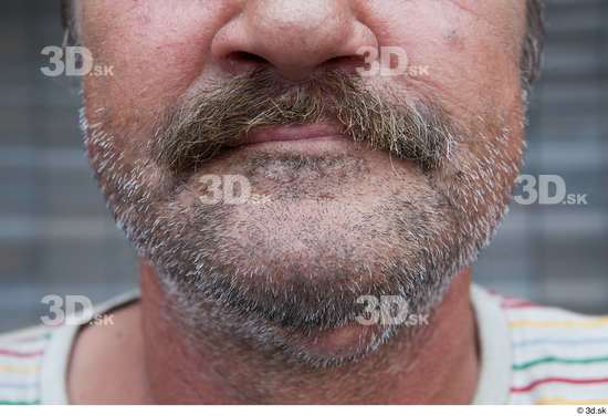 Mouth Man White Casual Average Bearded Street photo references