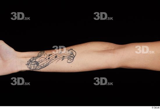 Forearm Man Tattoo Nude Slim Studio photo references