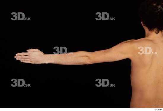 Arm Man Nude Slim Studio photo references