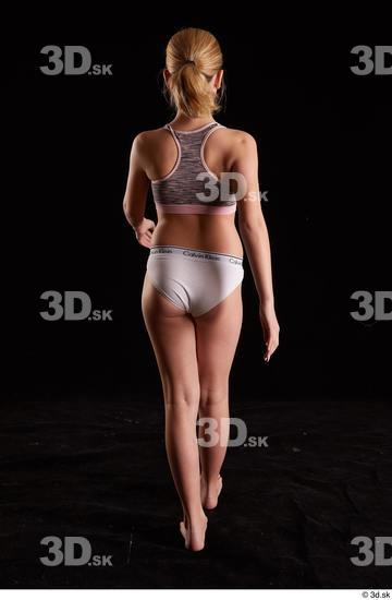 Woman White Slim Female Studio Poses