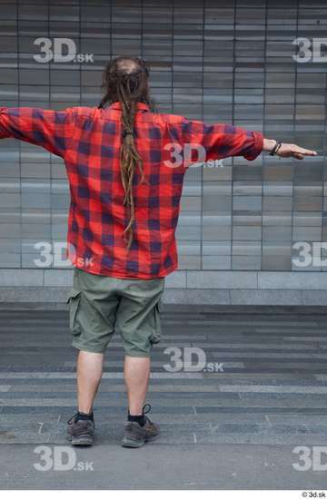 Whole Body Man T poses White Casual Average Standing Street photo references