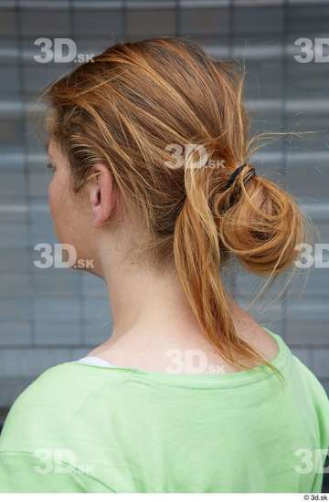 Head Hair Woman White Casual Chubby Street photo references