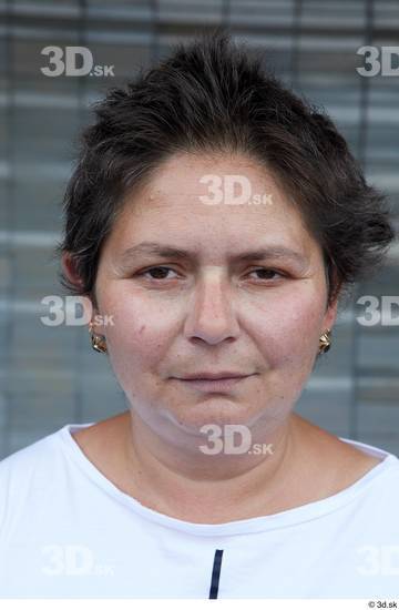 Face Head Hair Woman White Casual Chubby Street photo references