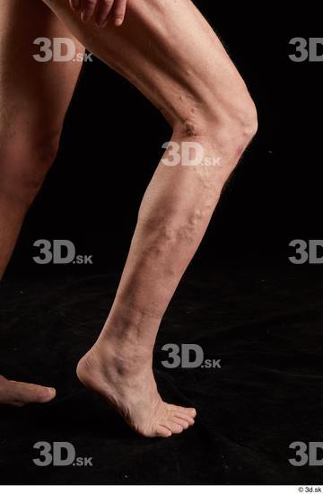 Calf Man White Nude Average Studio photo references