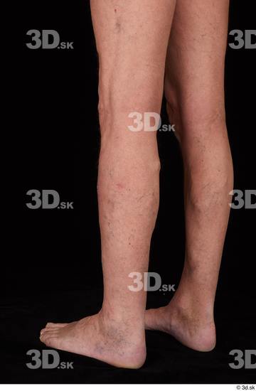 Calf Man White Nude Average Studio photo references