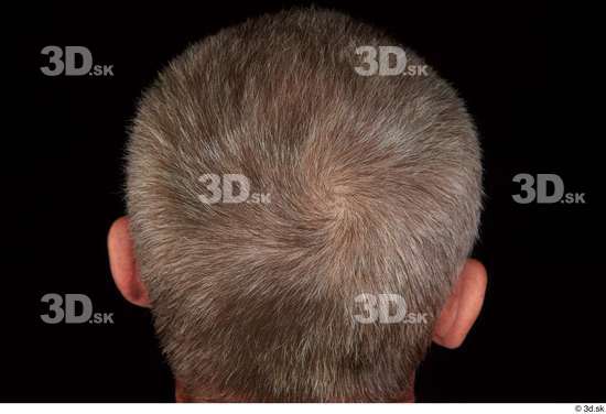 Hair Man White Average Studio photo references