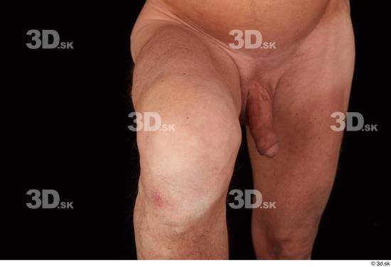 Knee Man White Nude Average Studio photo references