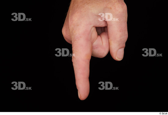 Fingers Man White Average Studio photo references