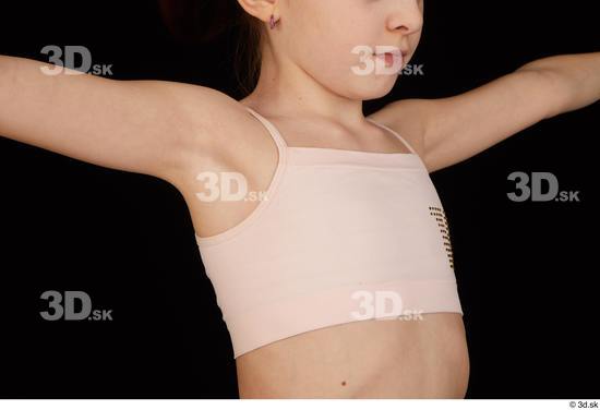 Chest Woman Underwear Slim Studio photo references