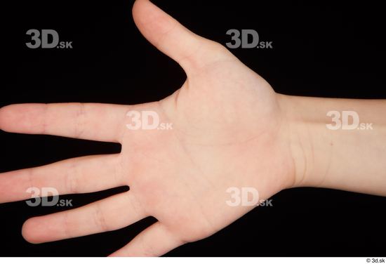 Hand Woman Slim Palm Studio photo references