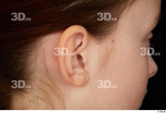 Ear Woman Slim Studio photo references