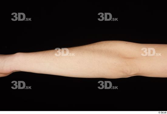 Forearm Man White Nude Slim Studio photo references