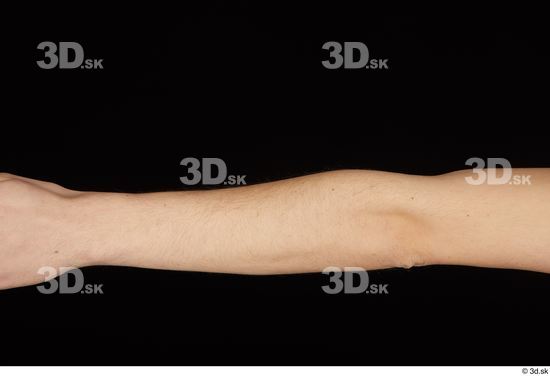 Forearm Man White Nude Slim Studio photo references