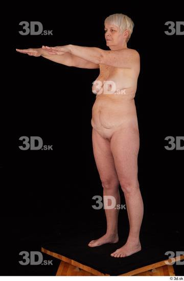 Whole Body Woman White Nude Chubby Standing Studio photo references