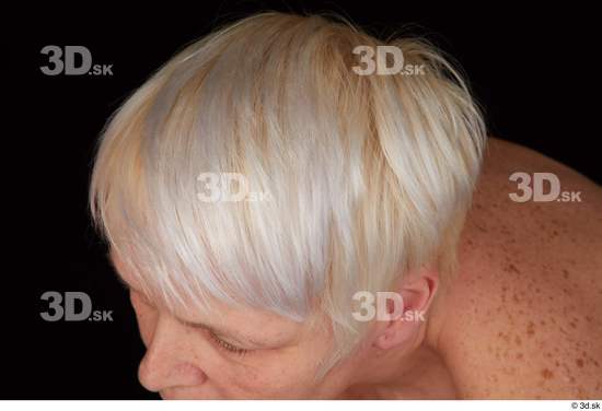 Hair Woman White Chubby Studio photo references