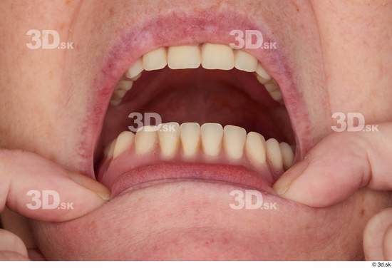 Teeth Woman White Chubby Studio photo references