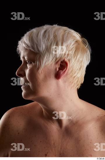 Head Woman White Chubby Studio photo references