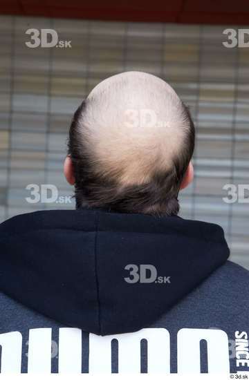 Head Hair Man White Casual Chubby Bald Street photo references
