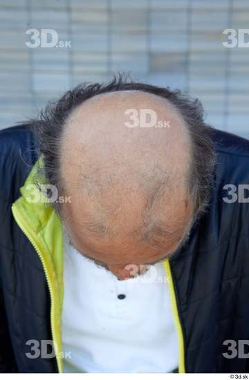 Head Man White Casual Average Bearded Bald Street photo references