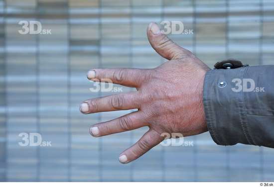 Hand Man White Casual Average Bearded Street photo references