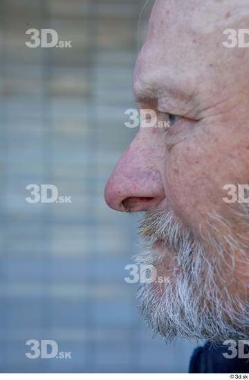 Nose Man White Casual Average Bearded Street photo references