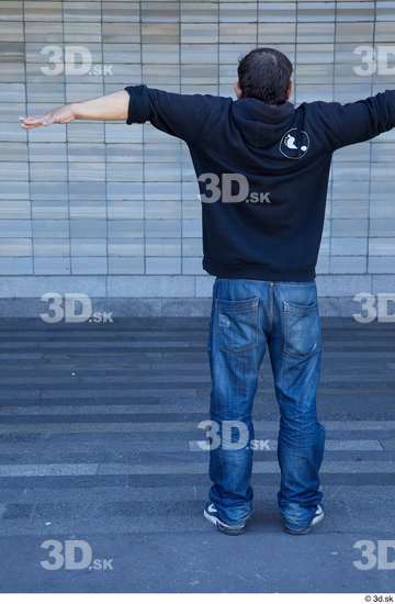 Whole Body Man T poses White Casual Average Standing Street photo references