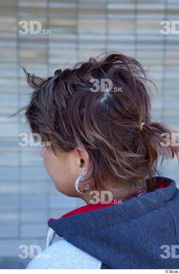 Head Hair Woman White Casual Average Street photo references