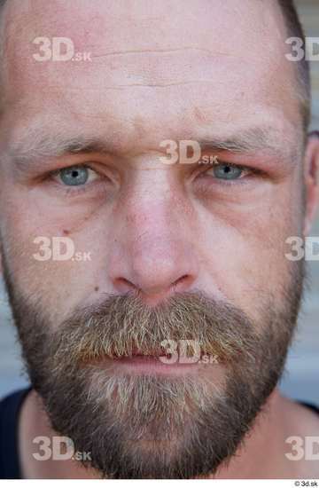 Face Nose Man White Casual Slim Bearded Street photo references