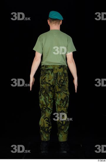 Whole Body Man White Army Shoes Shirt Trousers Average Standing Studio photo references