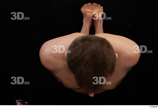Whole Body Man White Nude Average Kneeling Top Studio photo references