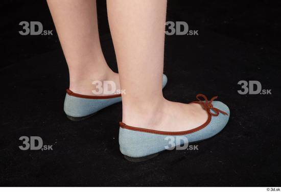Foot Woman Shoes Slim Studio photo references