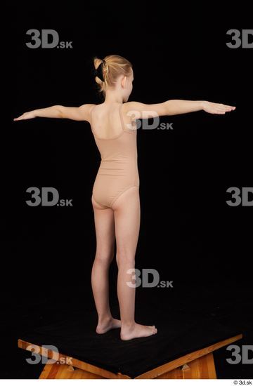 Whole Body Woman Underwear Slim Standing Studio photo references