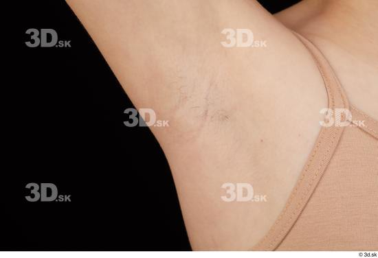 Underarm Woman Slim Studio photo references