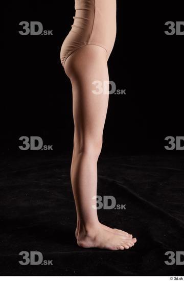 Leg Woman Slim Studio photo references