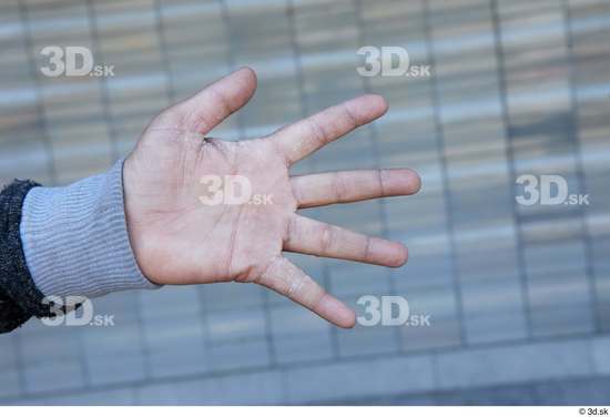 Hand Woman White Casual Average Street photo references