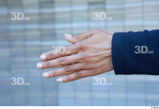 Hand Woman White Casual Average Street photo references